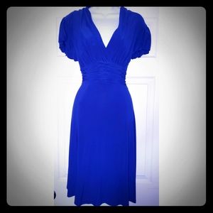 Royal Blue short sleeve dress